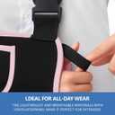 SPRING SEAON Arm Sling Shoulder Immobilizer for Women and Men, Rotator Cuff Support Brace Adjustable Sling for Shoulder,Arm,Wrist,Elbow,and Clavicle Injury, Small