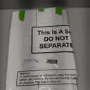 Ireer 60 pcs 8x4x4 Inch Bakery Boxes with Window Cookies Boxes Pumpkin Roll Container Donut Box Pastry Cake Packaging Safe for Cookies Loaf Muffins Breads Dessert Candies Treat (White)