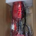 Halogen Tail Lights Assembly Compatible with 2019 2020 2021 2022 2023 2024 Chevy Silverado 1500 2500HD 3500HD, Rear Left Driver Side Taillights with Bulb & Harness NON-LED Model