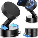 Vacuum Magnetic Phone Holder2025 Upgrated,360 Rotatable and Retractable Vacuum Suction Phone Stand for CarMulti-Scene Universal Magnetic Phone Mount Stand for All Mobile Phones