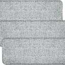 Abaodam Replacement Mop Pads 3pcs for Flat Mop Microfiber Fiber Cleaning Pads Reusable and Easy Floor Cleaning