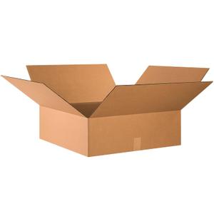 TAPE LOGIC 24x20x8 Flat Corrugated Boxes, Flat, 24L x 20W x 8H, Pack of 20 | Shipping, Packaging, Moving, Storage Box for Home or Business, Strong Wholesale Bulk Boxes