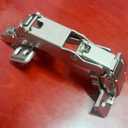 2pack 180 Degree Soft Closing cabinets Hinge, Conceal Frameless Cabinet Slow self Closing Hydraulic Adjustable Hinge, 180 Degree Cabinet Door Hinge (Full Cover)
