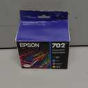 EPSON 702 DURABrite Ultra Ink Standard Capacity Black & Color Cartridge Combo Pack (T702120-BCS) Works with WorkForce Pro WF-3720, 3730, 3733