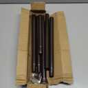 Bronze Shower Curtain Rod, Shower Tension Rod Adjustable 30 To 76 Inch,Shower Curtain Rods Spring Tension For Bathroom No Drilling No Rust (Brown)