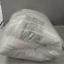 EASELAND Queen Size Down Alternative Comforter - Quilted Duvet Insert for All Seasons, Soft Lightweight with Corner Tabs, Summer Winter Warm Bedding, White 8888 Inches