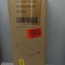 QILLOWAY Indoor/Outdoor Bench Cushion, Thick Upholstery Foam Couch Swing Pads with Ties,48-Inches,Dark Grey