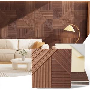 Acoustic Wall Panels, 6 Piece 23.62" X 23.62" Peel and Stick Wall Panels, Haven Panel Divide