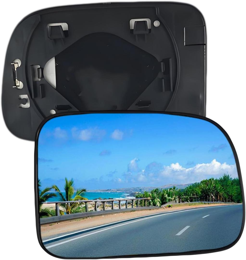 Passenger Side Mirror Replacement Glass for HONDA CR-V CRV 2002-2006,Backing Plate Power Heated Right Side Car View Mirror Glass Repair for HONDA CR-V CRV 2002 2003 2004 2005 2006