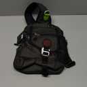 NICGID Sling Bag Chest Shoulder Backpack Crossbody Bags for Tablet Laptop Outdoor Hiking Men Women (Black-2629)