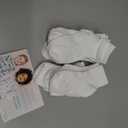 Simple Joys by Carter's Baby Girls' 8-Pack Chenille Socks (0-6 Months, White)