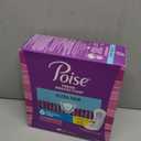 Poise Ultra Thin Incontinence Pads & Postpartum Pads for Bladder Leaks, 4 Drop Moderate Absorbency, Long Length, 48 Count, Packaging May Vary