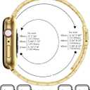 for Apple Watch Band 38mm 40mm 41mm 42mm 44mm 45mm Series 9 8 7 6 5 4 3 2 1 SE SE2 Women and Men,Classic Stainless Steel Metal Watchband for iWatch Bands,Pretty Shiny Look