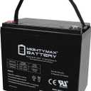 Mighty Max Battery ML55-12INT -12 Volt 55 AH, Internal Thread (INT) Terminal, Rechargeable SLA AGM Battery