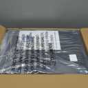 CAROLMADE Small Foot Stool Ottoman Footstool with Legs Under Desk Footrest for Living Room Bedroom and Office, Dark Brown (11"D x 15.4"W x 8.3"H)