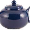 RSVP Large Stoneware 6-Cup Teapot, Blue