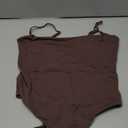 SUUKSESS Women  Square Neck Thong Bodysuit Backless Cami Bodysuit Top, Size XL