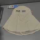 Sun Protection Face Mask Cooling Neck Gaiter Face Scarf Cover Balaclava Cloth Bandanas with Ear Loops SLF6M103T Beige