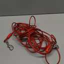 Dog Tie Out Stake for Outside Camping, 360Swivel Dog Run -No Tangle,Heavy Dog Stakes for Outside,Dog Runner Can Hold Up to 150 LBS Dogs,Suitable for Any Dog Tie Out Cable or Yard Leash (Red)