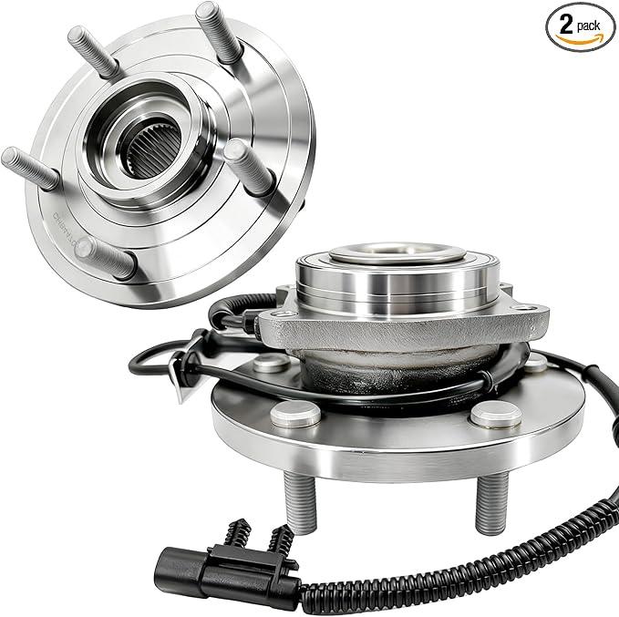 PAROD 2pcs 513273 Front Wheel Hub & Bearing Assembly Compatible with 20082016 Chrysler Town & Country, Dodge Grand Caravan, 20092014 VW Routan, 5 Lugs w/ABS