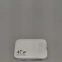 4-in-1 Retractable Gan Wall Charger Plug USB C,Travel Essentials Brick Multiport, 3ft Lightening+ Type C Cables,40W Fast Charging Foldable Block for iPhone 17 Pro/16/15/14/13,iPad,Galaxy