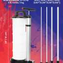 Oil Extractor Pump 9L Manual Oil Changer Vacuum Fluid Evacuator Extractor for Automotive Fluids Vacuum Evacuation