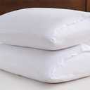 White Pillowcases, King Size, 2 Pcs