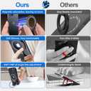 Valentine's Day Gift for Him Magnetic Phone Grip Holder for MagSafe Phone Ring Grip Stand,Universal Magnetic Phone Ring Holder Compatible with MagSafe Accessories for iPhone 17 Pro Max Black