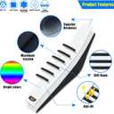 Universal Ribbed Dirt Bike Seat Cover - Gripper Soft Seat Cover for Most Dirt Pit Bike Motorcycle Black-White