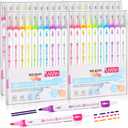 Zhehao 40 Pcs Erasable Highlighters, Smooth Writing Double Head Highlighter for School Office Back to School Supplies Occ Shoebox Gifts