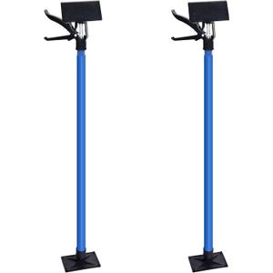 SAND MINE Adjustable Support Pole, 3rd Hand Support System, Steel Quick Support Rod, Upper Hand Work Support for Cabinet Jacks Cargo Bars Drywall Support, Extends from 45 Inch to 114 Inch (2)