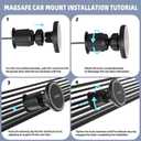 2 x 2-in-1 Car Combo Flexino Retractable Car Charger for iPhone 16, 57W Fast Charging Car Charger USB C, Magnetic Phone Holder for MagSafe Car Mount,360 Cell Phone Holder for iPhone 16/15/14/13/12