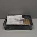 Sakugi Fruit Basket for Kitchen Counter - 2-Tier Metal Fruit Bowl with Movable Banana Hanger, Multi-Purpose Fruit Holder for Kitchen, Bathroom & Living Room, 8.9" D x 13.4" W x 14.0" H, Black