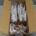 Amico Recessed Lighting 5/6 Inch, 12 Pack 5CCT Flat LED Can Lights, 2700K/3000K/4000K/5000K/6000K Selectable,12W Eqv 110W, 1050LM Brightness, Retrofit Installation - ETL & FCC, White