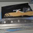 Pizza Peel Aluminum Pizza Spatula, Mooues 12 inch Metal Pizza Paddle(12"x 14")with Rocker Cutter Foldable Wood Handle, [Storage bag included], for Family Pizza Oven Baking Pizza, Dough, Bread & Pastry