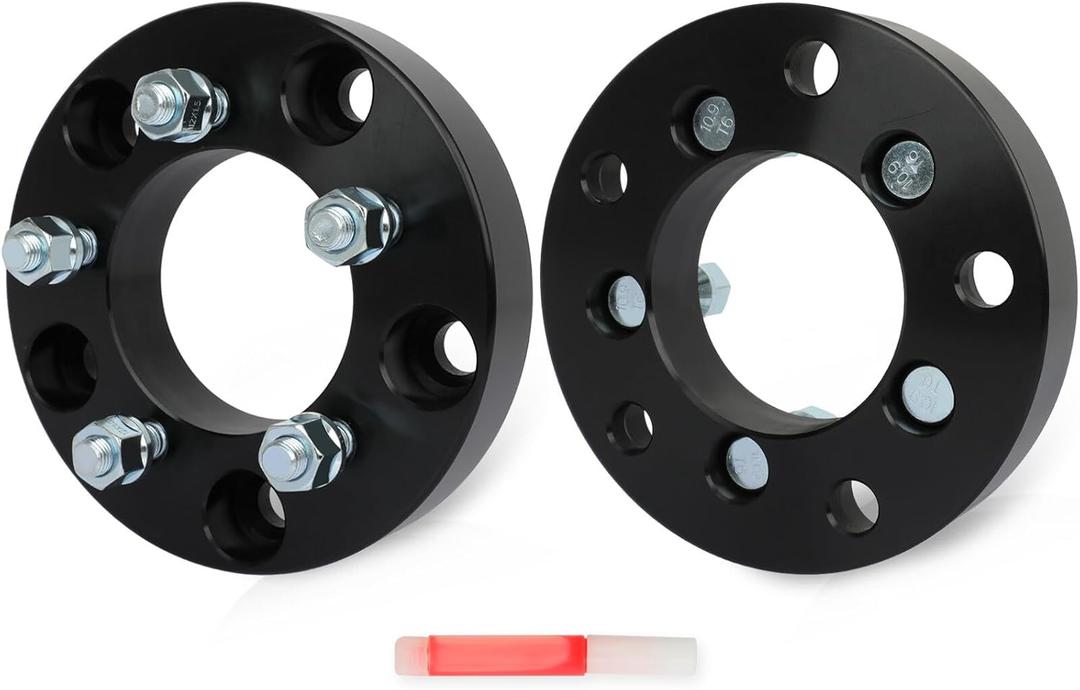 ECCPP 2PCS 5X5.5 to 5X4.5 Wheel Adapters Lug Centric 1.25" 5 Lug 12X1.5 88mm hub bore Compatible with for F-100 1977-1983 for F-150 1980-1996