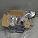 TAILI Grab Bars for Bathtubs and Showers,2 Pack Shower Handles for Elderly Suction, Maximum 330lbs, Shower Bar with Upgraded Rubber Suction Cups, Safety Grip for Senior, No Drilling Removable, Silver