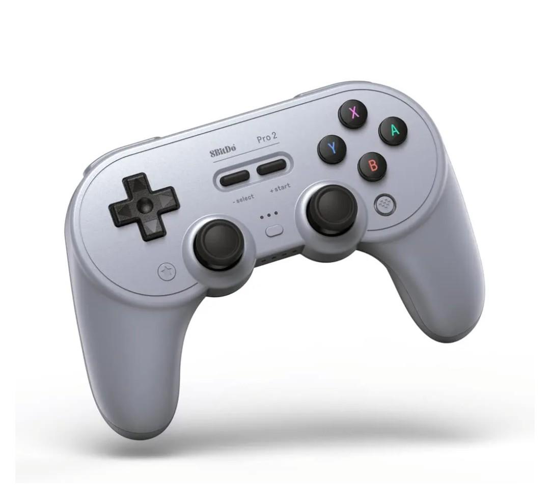 8BitDo Pro 2 Bluetooth Controller for Switch, PC, Android, Steam Deck, Gaming Controller for iPhone, iPad, macOS and Apple TV (Gray Edition)