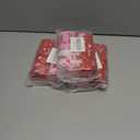 3 x Red Heart Wired Edge Ribbon, Pink Dot Wide Pink Dot Craft Ribbon for Wrapping and DIY Projects, 20 Yards, 2.5 inches