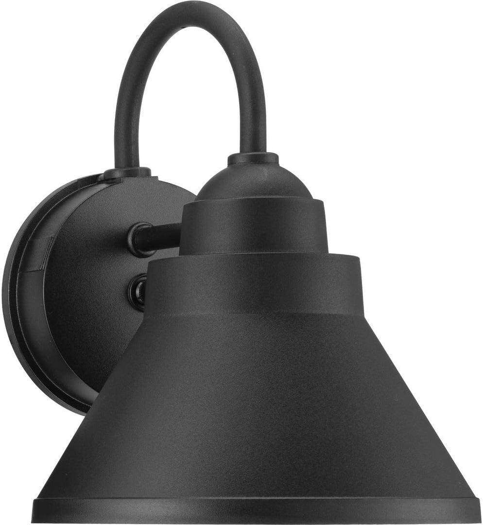 Progress Lighting Bayside Outdoor Wall Light, Black, Medium