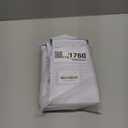 Striped Valances for Windows, Blue White Grey Stripes Kitchen Valance for Bedroom Living Room Bathroom Geometric Small Window Treatments 2Panels 42x18inches