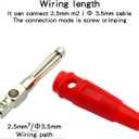 V TELESKY 10PCS 2 Colors 4mm Welded Banana Plug, Superimposable Connector Test Plug DIY Banana Plug Connectors Adapters