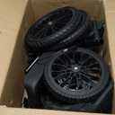 All Terrain Knee Scooter with Disc Brake System, Steerable Knee Walker for Adults for Foot Surgery, Broken Ankle - Rover Scooter for Broken Foot Injured Leg Crutch (Black)