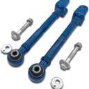 Rear Camber Arm for Infiniti G35 2006-2008, G37 2008-2013, M35 M45 Q40 QX70, Nissan 370Z 2009-2016, Adjustable Camber Arms -3.00 to +3.00 with Cam Bolts, Lower Suspesnion Control Arm 2PCS