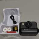 Kids Camera Instant Print, Christmas Birthday Gifts for Girls and Boys, Kids Camera 1080P HD Video Digital Camera, Toddler Toy for 3-12 Years Old, Black