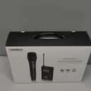 COMICA CVM-WM100 H UHF 48-Channel Professional Wireless Handheld Microphone System for Canon Nikon Sony Panasonic Fuji DSLR Camera, XLR Camcorder, Smartphone, Perfect for Video Recording/Interview