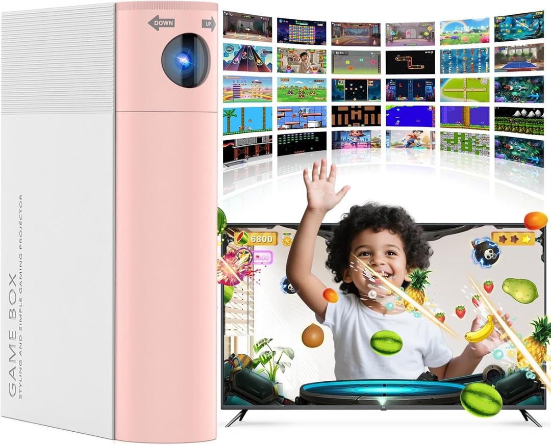 Educational Motion Gaming Console for Kids: Active Video Game System with 28 Built-in Games to Improve Coordination & Fitness Learning Toy for Boys Girls