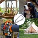 Heavy Duty Galvanized Steel Carabiner Clip Spring Snap Hook Spring Snap Hook Clips (2.36IN-48PCS)