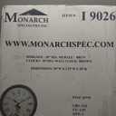 Monarch Specialties I 9026 Clocks, 30" Round, Large Oversized, Wall Clock, Brown