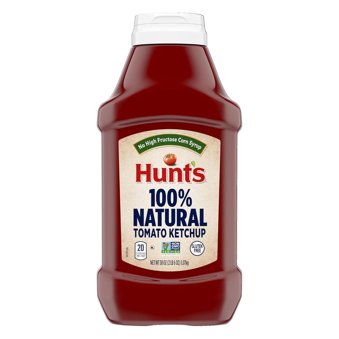 Hunt's All Natural Tomato Ketchup, 38 Oz (EXP 10/01/27)